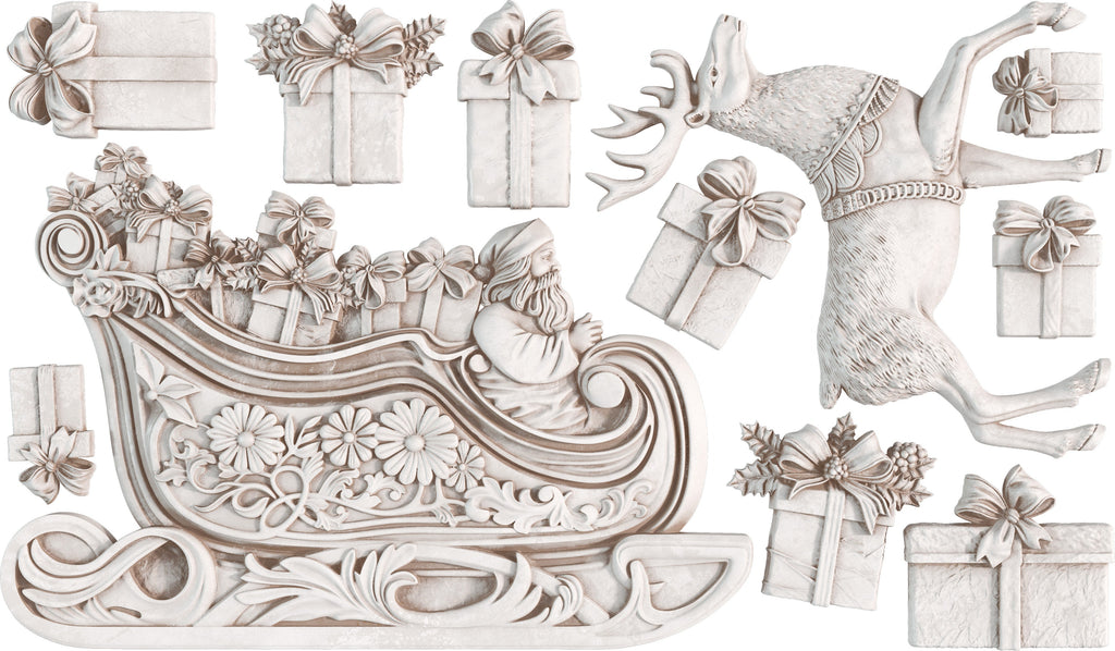 Santa's Sleigh 6×10 Decor Moulds™ Limited Design*