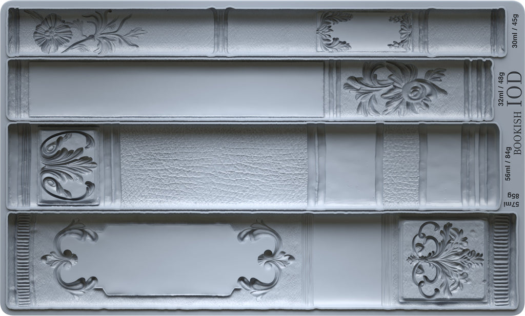 Bookish | IOD Mould | 6"x10"
