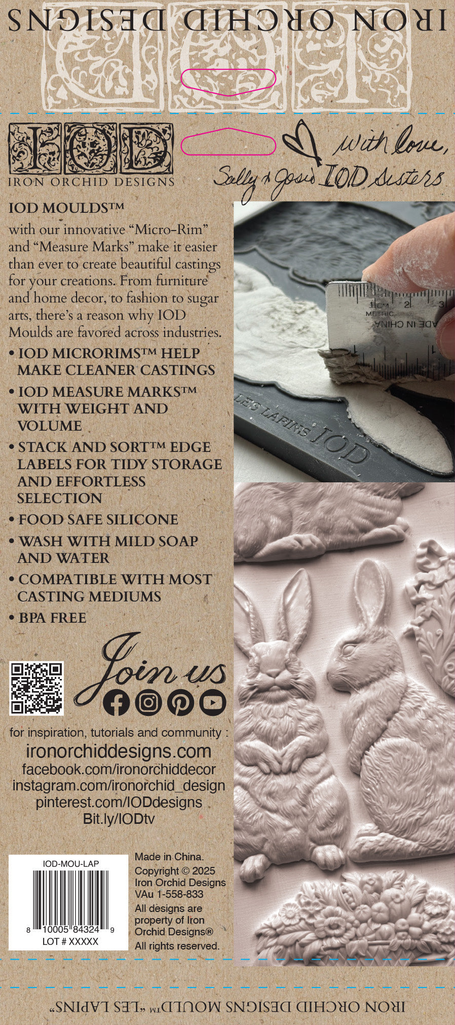 Les Lapins 6×10 Decor Moulds™