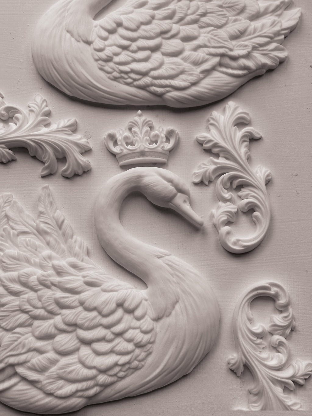 Swans | IOD Mould | 6"x10"